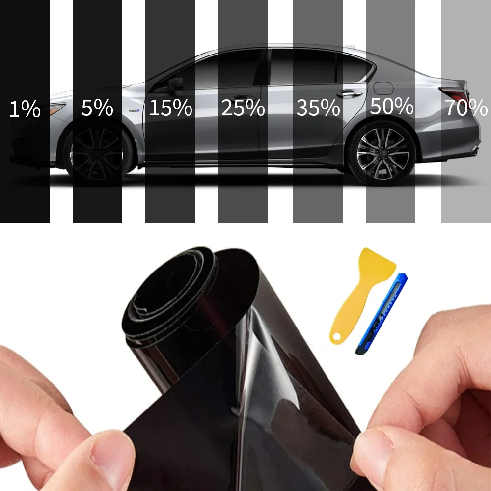 50cm x 3/6m Folia do przyciemniania szyb samochodowych Auto Vinyl Anti Look Glass Sticker Folie Ceramic Summer… 50cm x 3/6m Folia do przyciemniania szyb samochodowych Auto Vinyl Anti Look Glass Sticker Folie Ceramic Summer…
