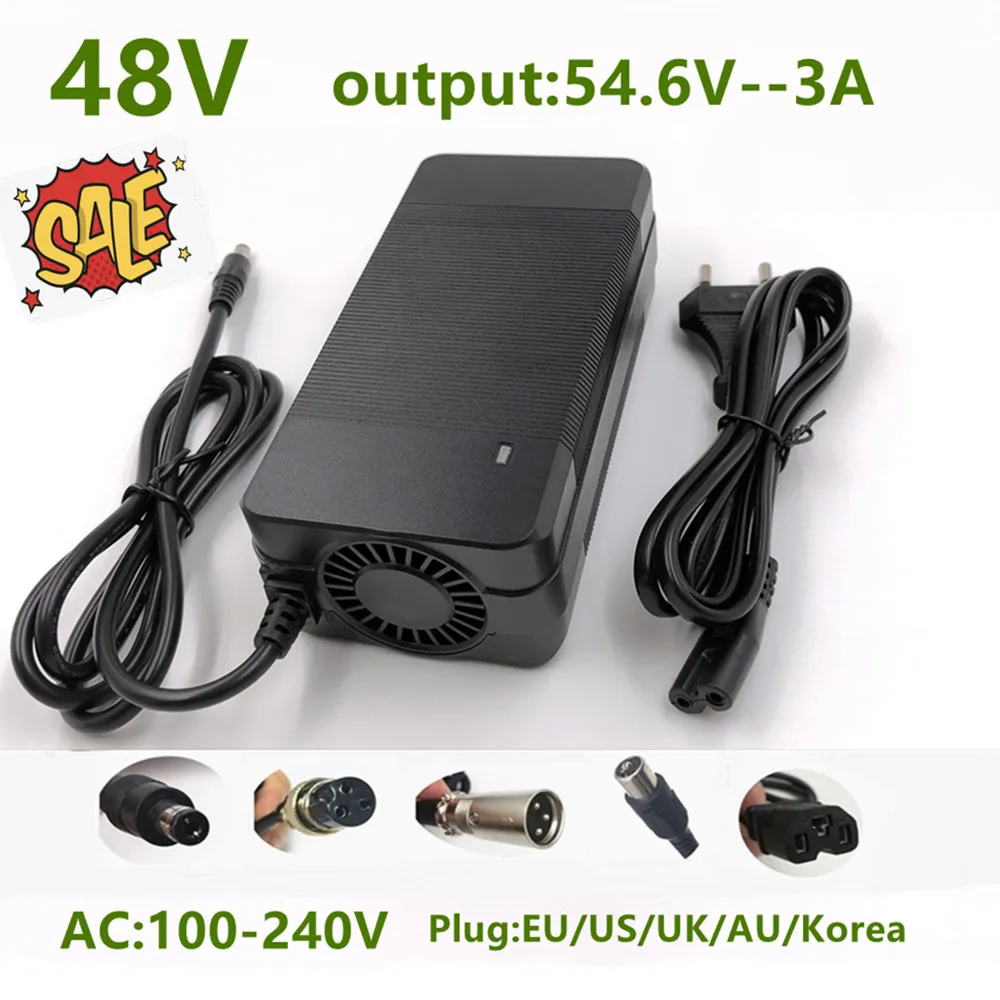 54.6V 3A ładowarka akumulatorów litowych ładowarka 48V 13S Kugoo G1 wysokiej jakości akumulator litowo-jonowy… 54.6V 3A ładowarka akumulatorów litowych ładowarka 48V 13S Kugoo G1 wysokiej jakości akumulator litowo-jonowy…