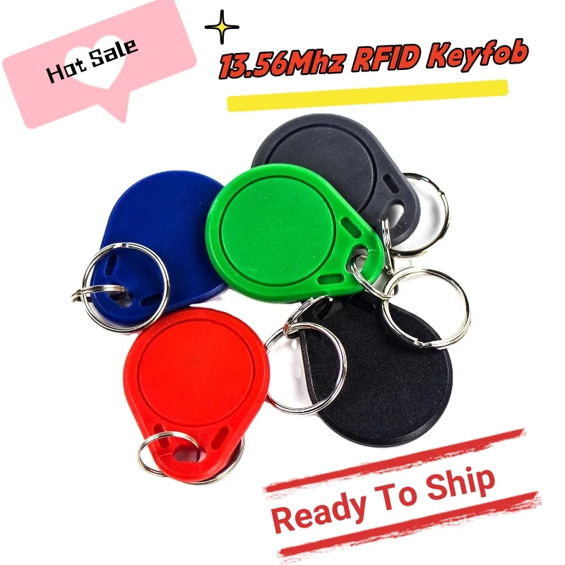 5P 13.56Mh S50 Classic 1K Smart Tag NFC RFID Keyfob Mi-fare Keyfob High Frequency MF Keytag Proximity Card for… 5P 13.56Mh S50 Classic 1K Smart Tag NFC RFID Keyfob Mi-fare Keyfob High Frequency MF Keytag Proximity Card for…