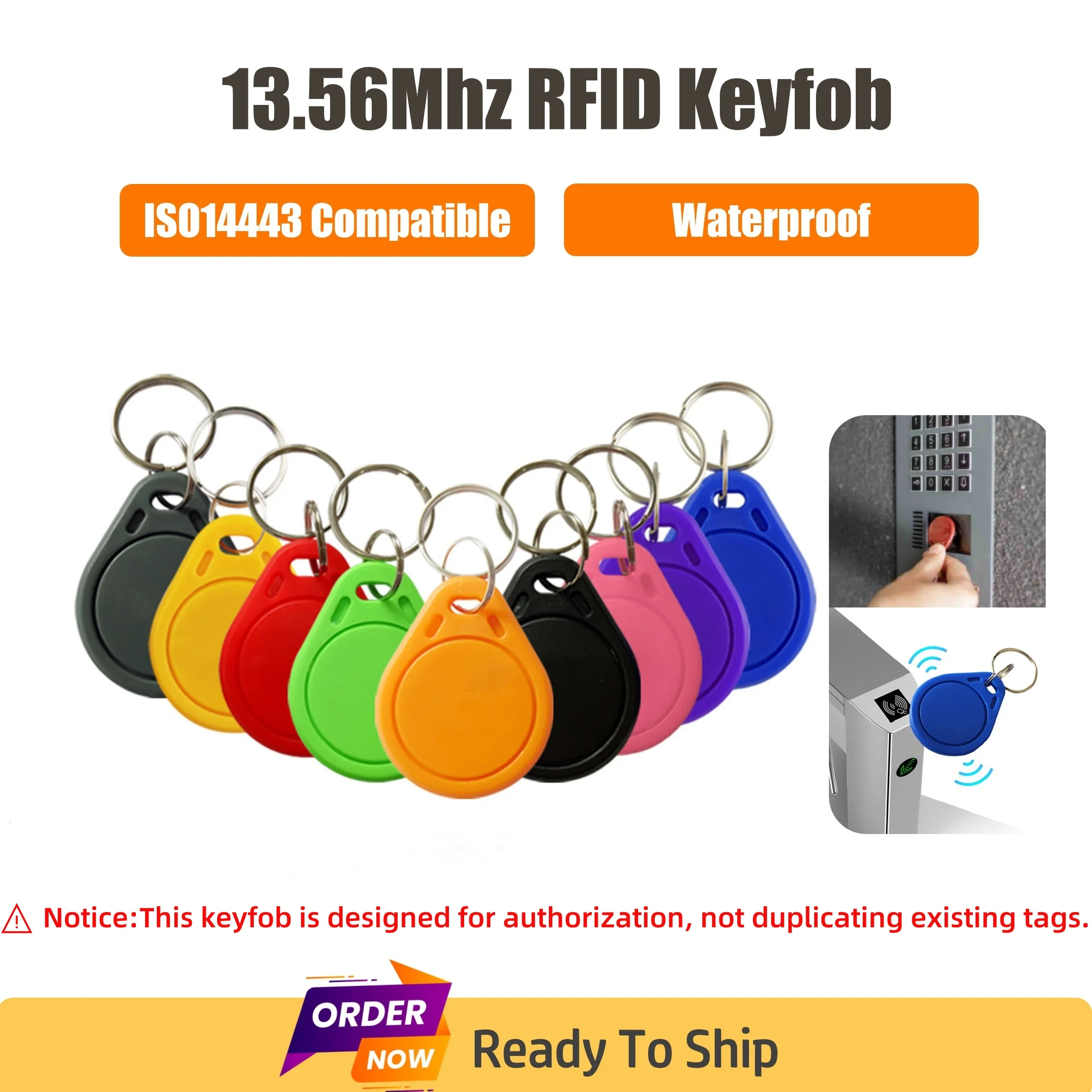 5P 13.56Mhz Mi-fare Keyfob High Frequency MF Keytag Proximity Card S50 Classic 1K Smart Tag NFC RFID Keychain… 5P 13.56Mhz Mi-fare Keyfob High Frequency MF Keytag Proximity Card S50 Classic 1K Smart Tag NFC RFID Keychain…