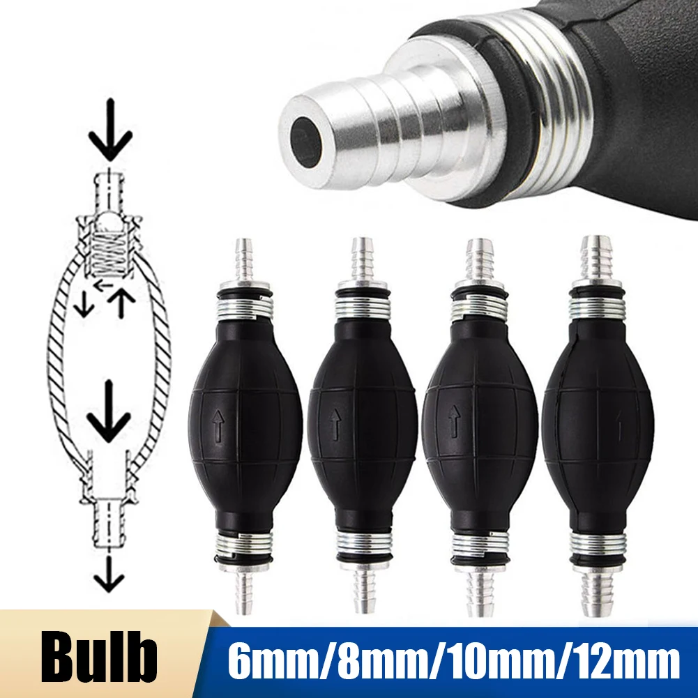 6/8/10/12mm Uniwersalna pompa paliwa Gumowa ręczna pompa do przetaczania oleju płynnego Benzyna Diesel Ręczna…