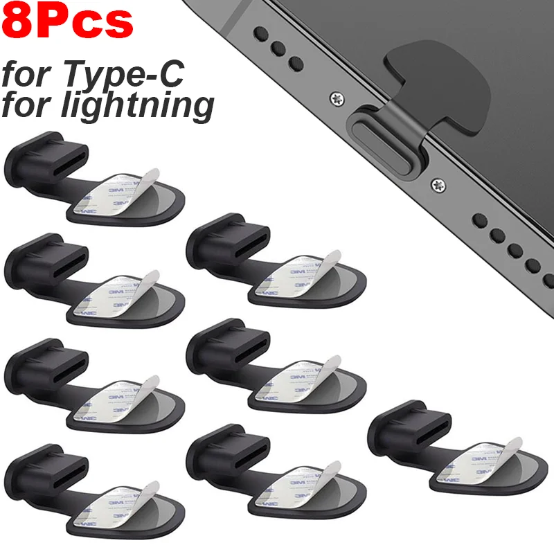 6/8 sztuk wtyczka przeciwpyłowa telefonu portu ładowania Protector dla iPhone Samsung Huawei Xiaomi USB Type-C… 6/8 sztuk wtyczka przeciwpyłowa telefonu portu ładowania Protector dla iPhone Samsung Huawei Xiaomi USB Type-C…