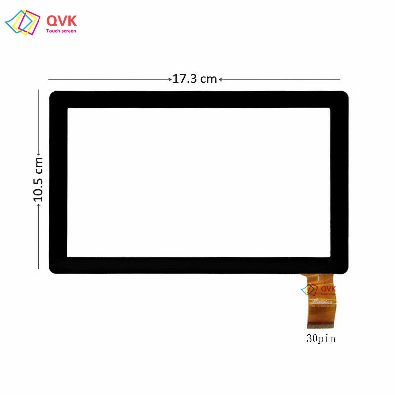 7-calowy czarny dla WINTOUCH K715 Tablet dla dzieci pojemnościowy ekran dotykowy Digitizer czujnik zewnętrzny…