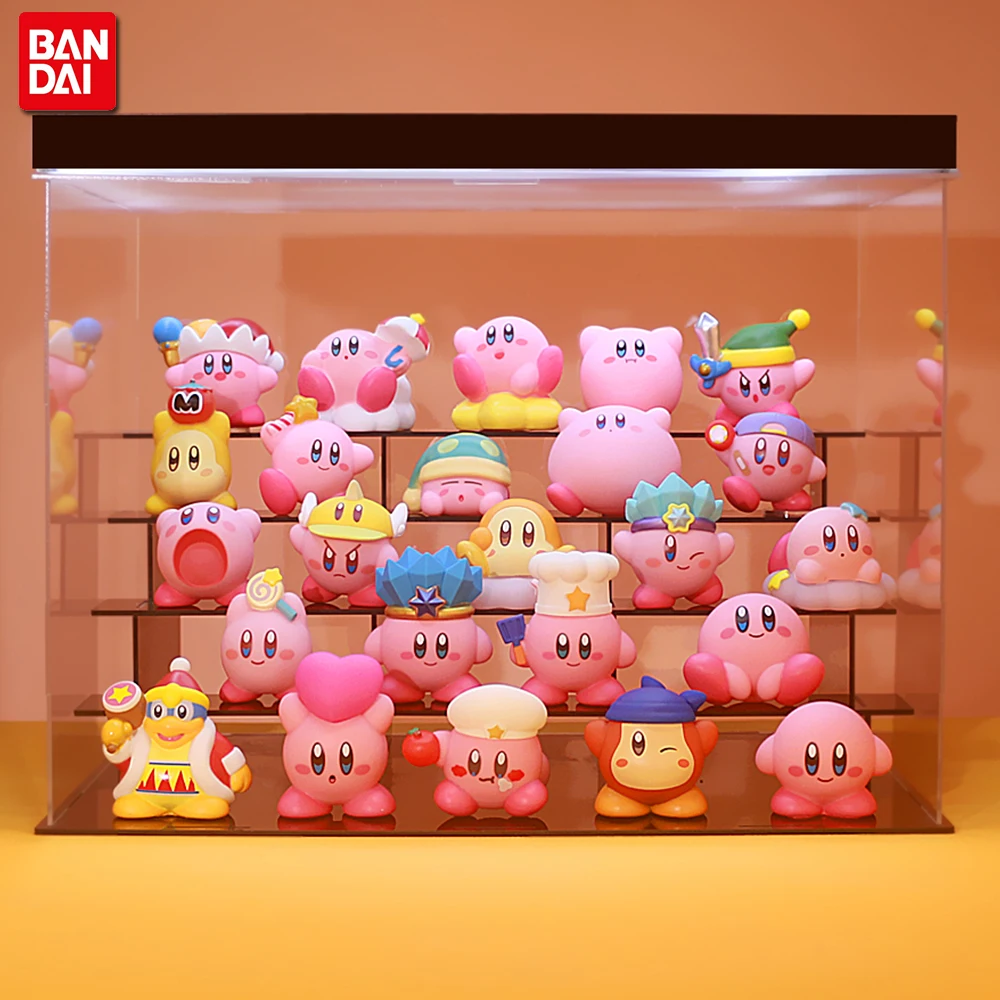 8 sztuk/zestaw gry gwiazda Kirby Anime rysunek Cute Cartoon różowy Kirby Mini rysunek dekoracyjna kolekcja…