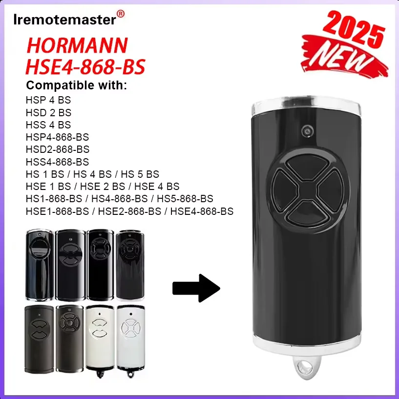 868MHz Pilot HORMANN BS Bisecur Kompatybilny z HSE1 HSE2 HSE4 HSE5-868-BS HS5-868-BS Nadajnik do bramy…