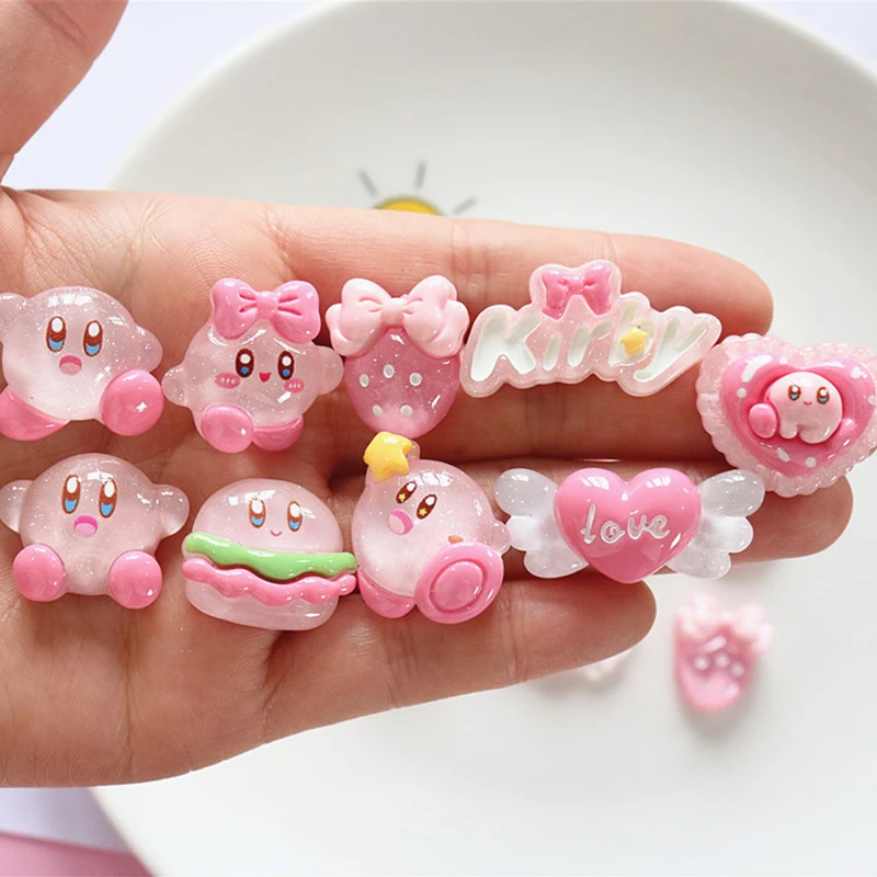 9 szt./zestaw Urocze Figurki Anime z Kreskówek Mini Gwiazdki Kirby Kolczyki Sztyfty Ozdoby do Włosów Dekoracje… 9 szt./zestaw Urocze Figurki Anime z Kreskówek Mini Gwiazdki Kirby Kolczyki Sztyfty Ozdoby do Włosów Dekoracje…