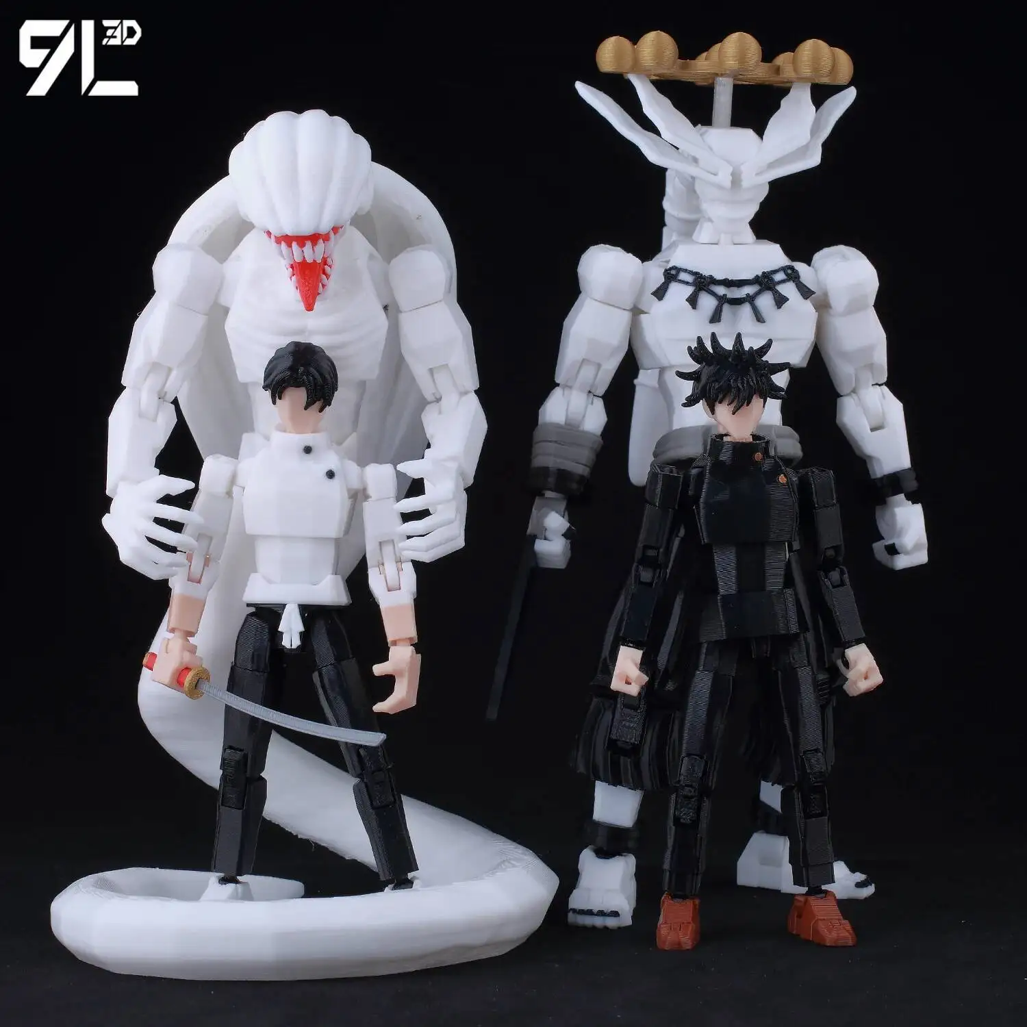 9L3D Printed Lucky Dummy 13 Jujutsu Kaisen Gojo Satoru Toji Yuji Sukuna Anime Action Figures Mannequin Yuuta…