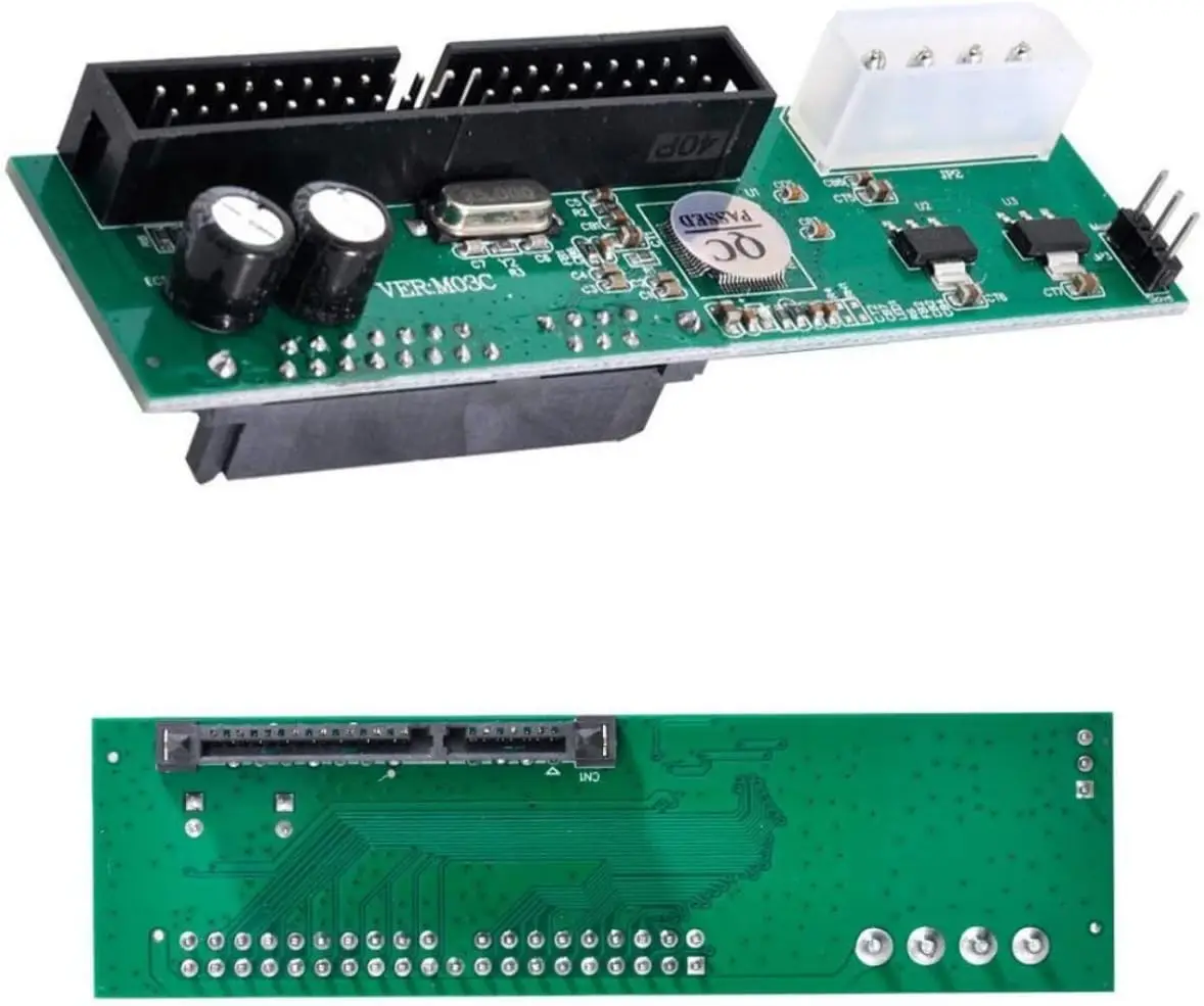 Adapter konwertera dysku SATA na IDE/PATA 40Pin do płyty głównej PCBA do komputerów stacjonarnych i dysków… Adapter konwertera dysku SATA na IDE/PATA 40Pin do płyty głównej PCBA do komputerów stacjonarnych i dysków…