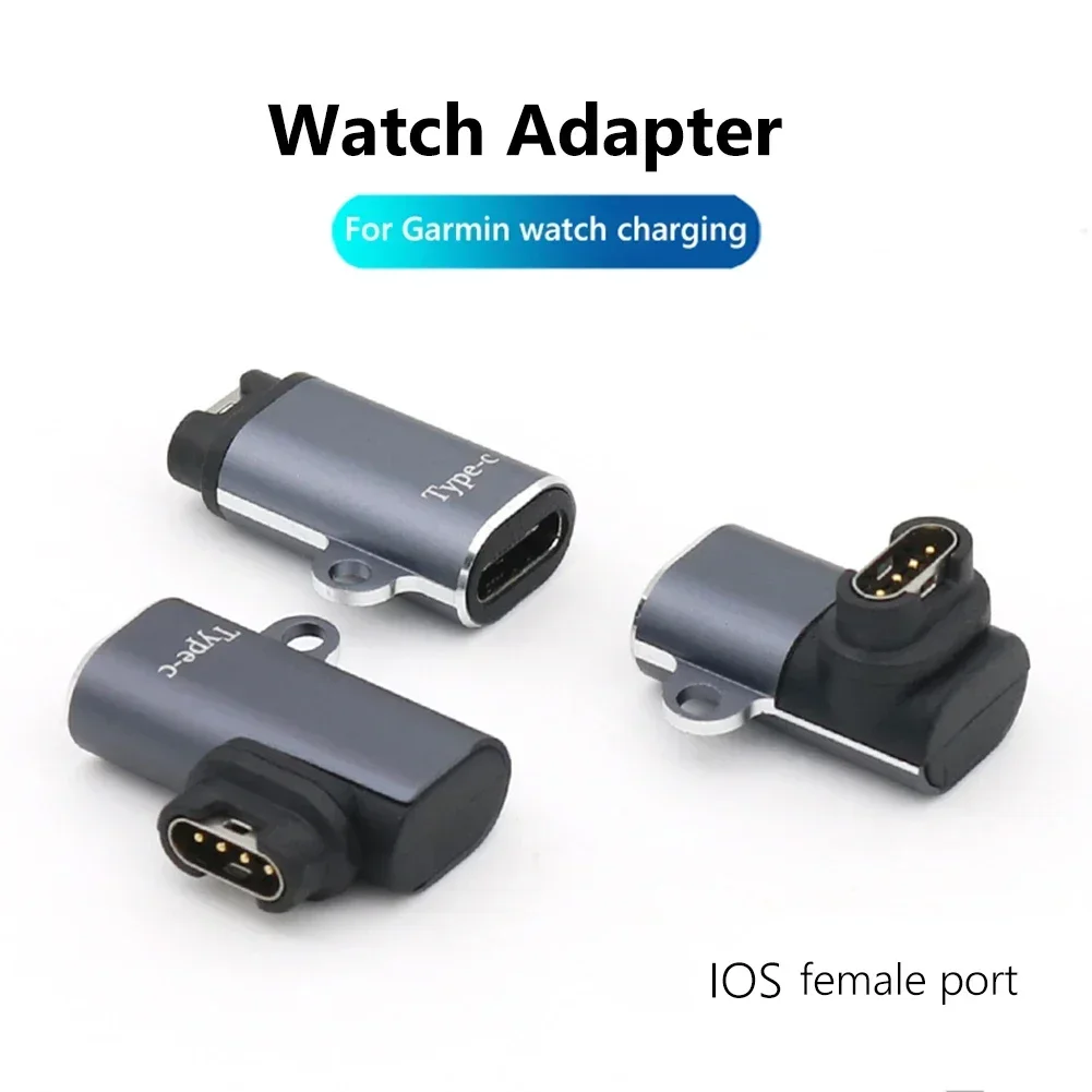 Adapter ładowarki USB typu C/Micro/iOS do Garmin Fenix 7/6/5 Instinct 2S Venu 2 Plus EPIX forerunner 745… Adapter ładowarki USB typu C/Micro/iOS do Garmin Fenix 7/6/5 Instinct 2S Venu 2 Plus EPIX forerunner 745…