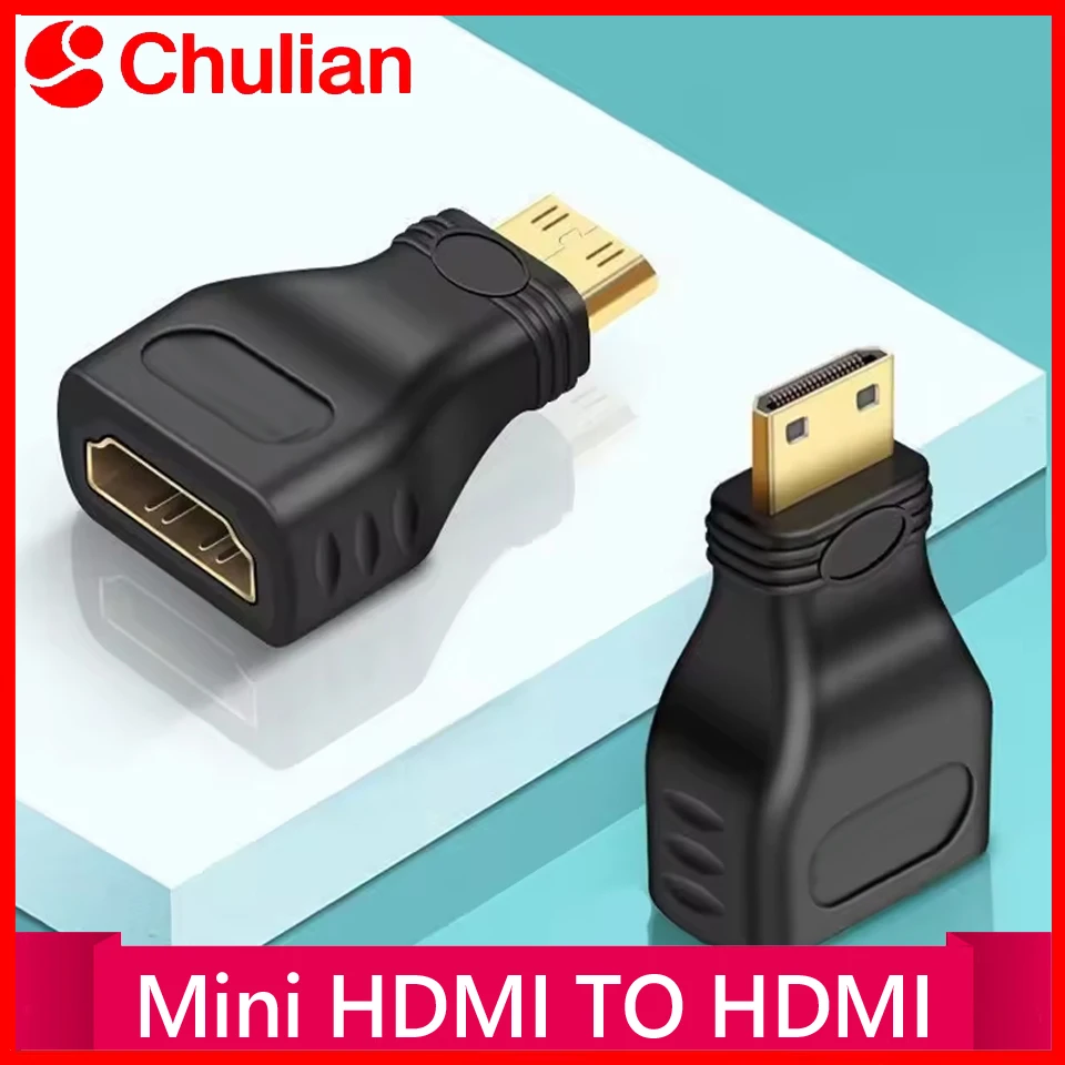 Adapter/Przejściówka MINI HDMI (męski) na HDMI (żeński) 1080P 2K 4K do MINI PC, HDTV, kamery HD Adapter/Przejściówka MINI HDMI (męski) na HDMI (żeński) 1080P 2K 4K do MINI PC, HDTV, kamery HD