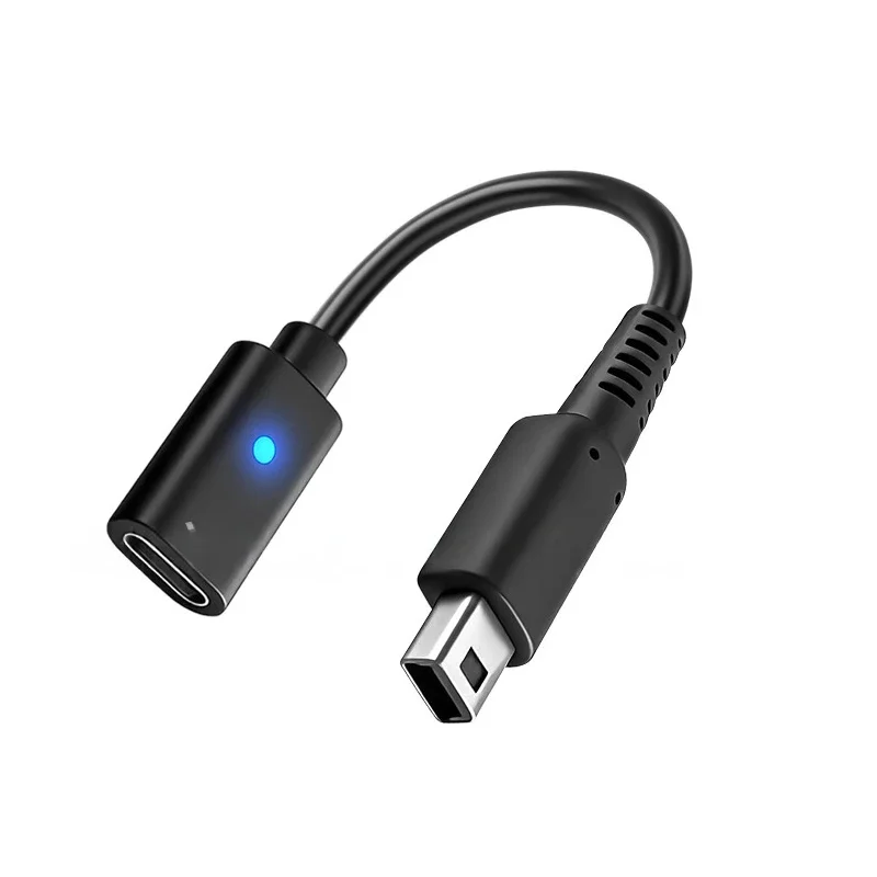Adapter USB typu C z diodą LED (bez funkcji PD) do konsol Nintendo NDSi i 3DS