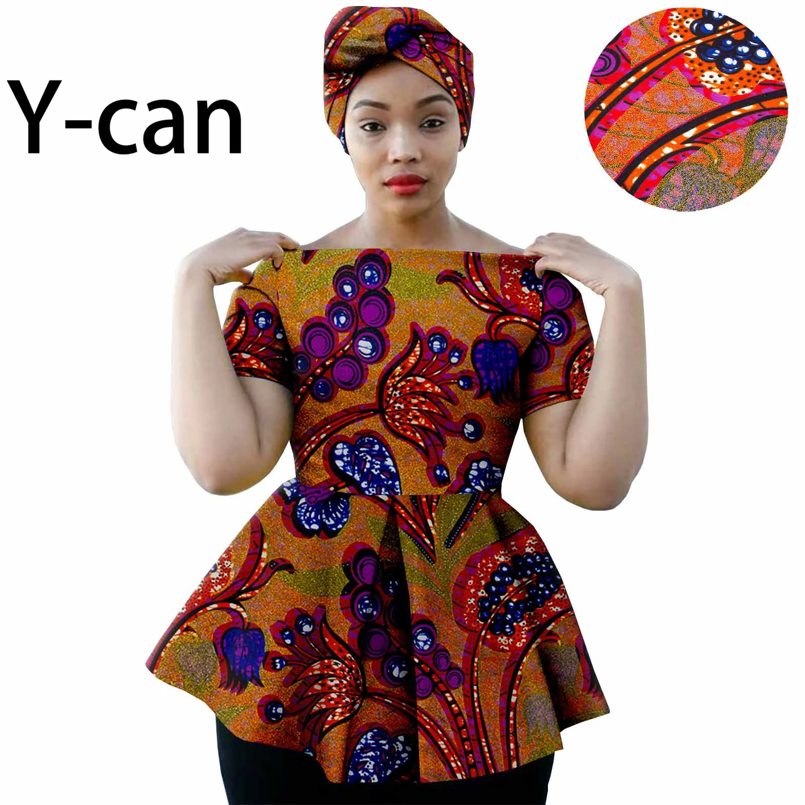 Afrykańskie ubrania Dashiki letnie udrapowane koszulka z owijką na głowę Kente Ankara z nadrukiem stroje… Afrykańskie ubrania Dashiki letnie udrapowane koszulka z owijką na głowę Kente Ankara z nadrukiem stroje…