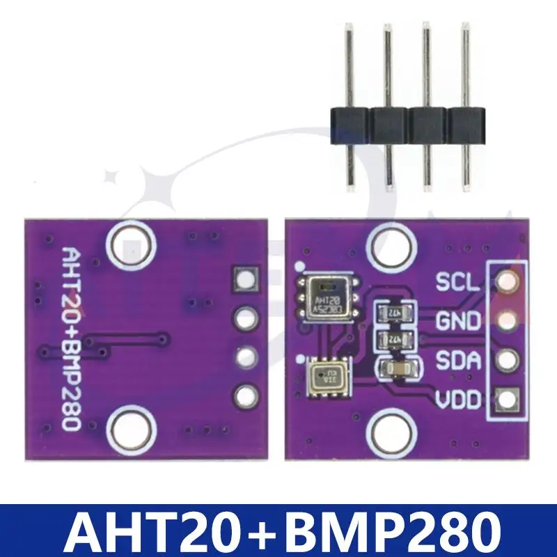 AHT20+BMP280 Moduł temperatury i wilgotności ciśnienia powietrza Precyzyjny cyfrowy czujnik temperatury i… AHT20+BMP280 Moduł temperatury i wilgotności ciśnienia powietrza Precyzyjny cyfrowy czujnik temperatury i…