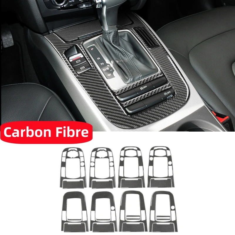 Akcesoria do wnętrza Audi A4 B8 A5 Q5 2009-2018, nakładka/dekoracja z włókna węglowego na panel zmiany biegów… Akcesoria do wnętrza Audi A4 B8 A5 Q5 2009-2018, nakładka/dekoracja z włókna węglowego na panel zmiany biegów…