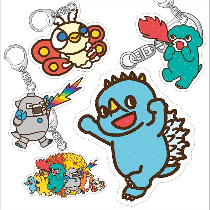 Akrylowy breloczek Chibi Godzilla no Gyakushuu, biżuteria, breloczek dla przyjaciół, produkty związane…