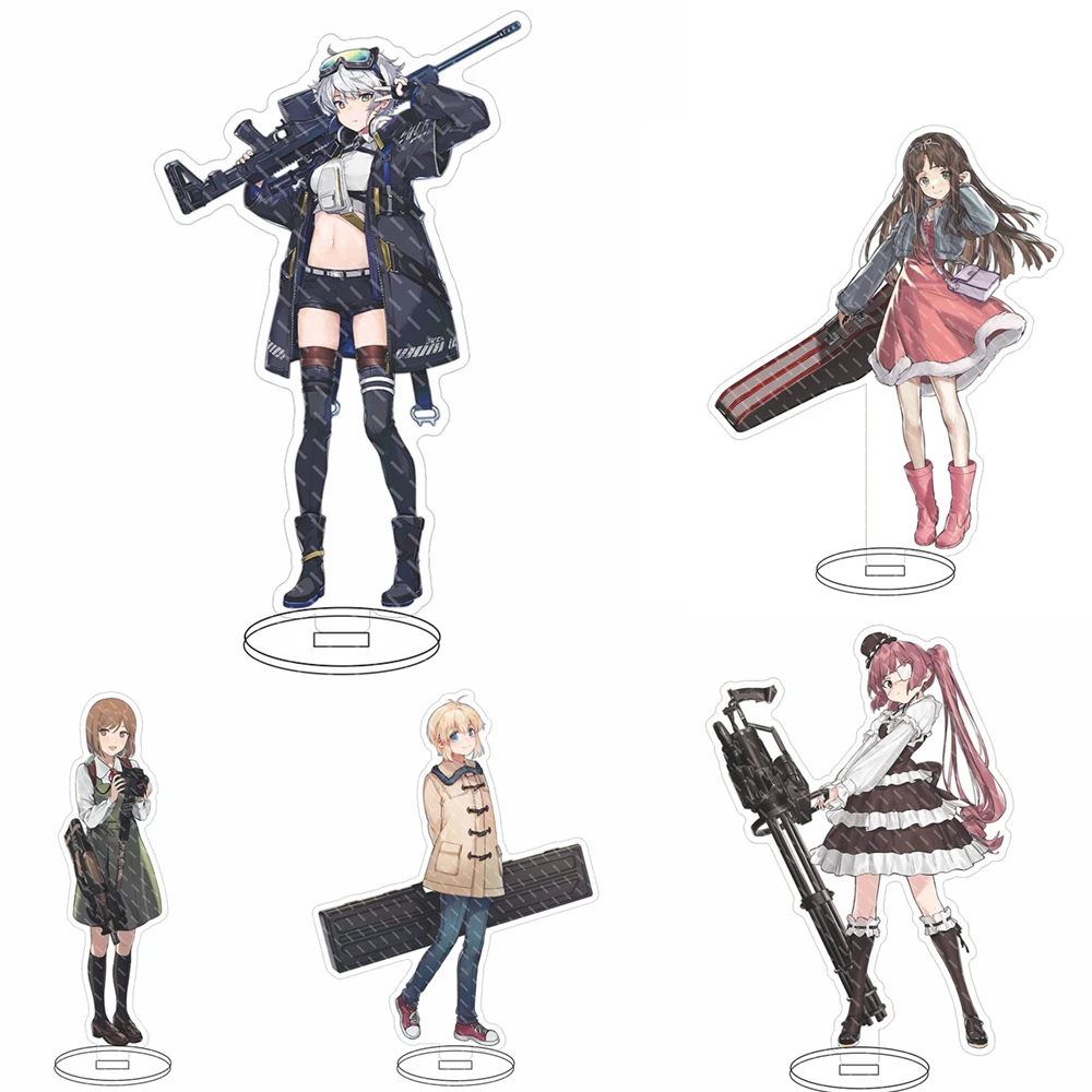Akrylowy brelok z anime Girls Frontline, model stojący, figurka, ozdoba, akcesoria, zawieszka, dekoracja dla…