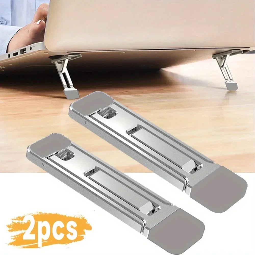 Aktualizacja {3-stopniowa regulacja prędkości} Stojak na laptopa i telefon Aluminiowy składany przenośny mini…