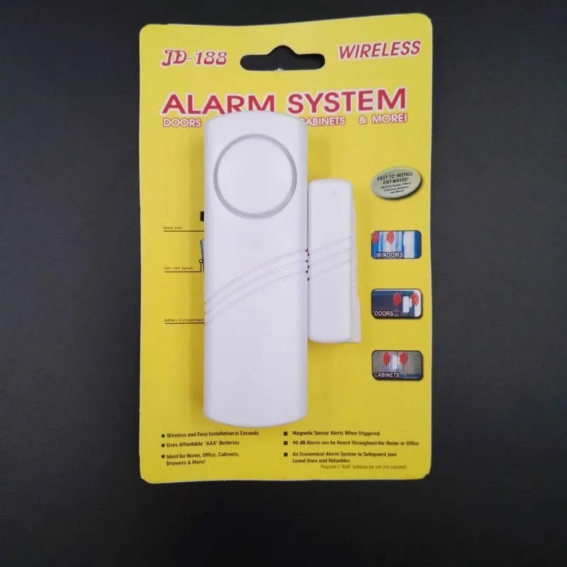 Alarm bezpieczeństwo drzwi okno ochronne bezprzewodowy włamywacz z czujnik magnetyczny bezpieczeństwo w domu… Alarm bezpieczeństwo drzwi okno ochronne bezprzewodowy włamywacz z czujnik magnetyczny bezpieczeństwo w domu…