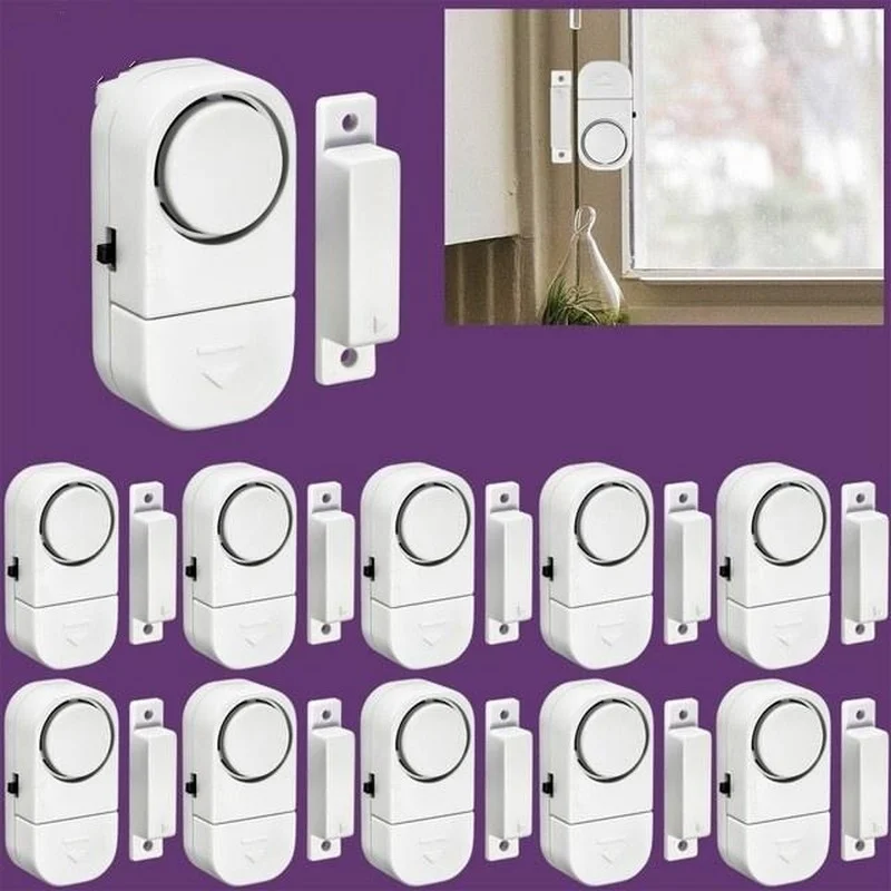 Alarm do drzwi i okien Bezpieczeństwo Bezprzewodowy system alarmowy do drzwi okiennych w domu Czujnik… Alarm do drzwi i okien Bezpieczeństwo Bezprzewodowy system alarmowy do drzwi okiennych w domu Czujnik…