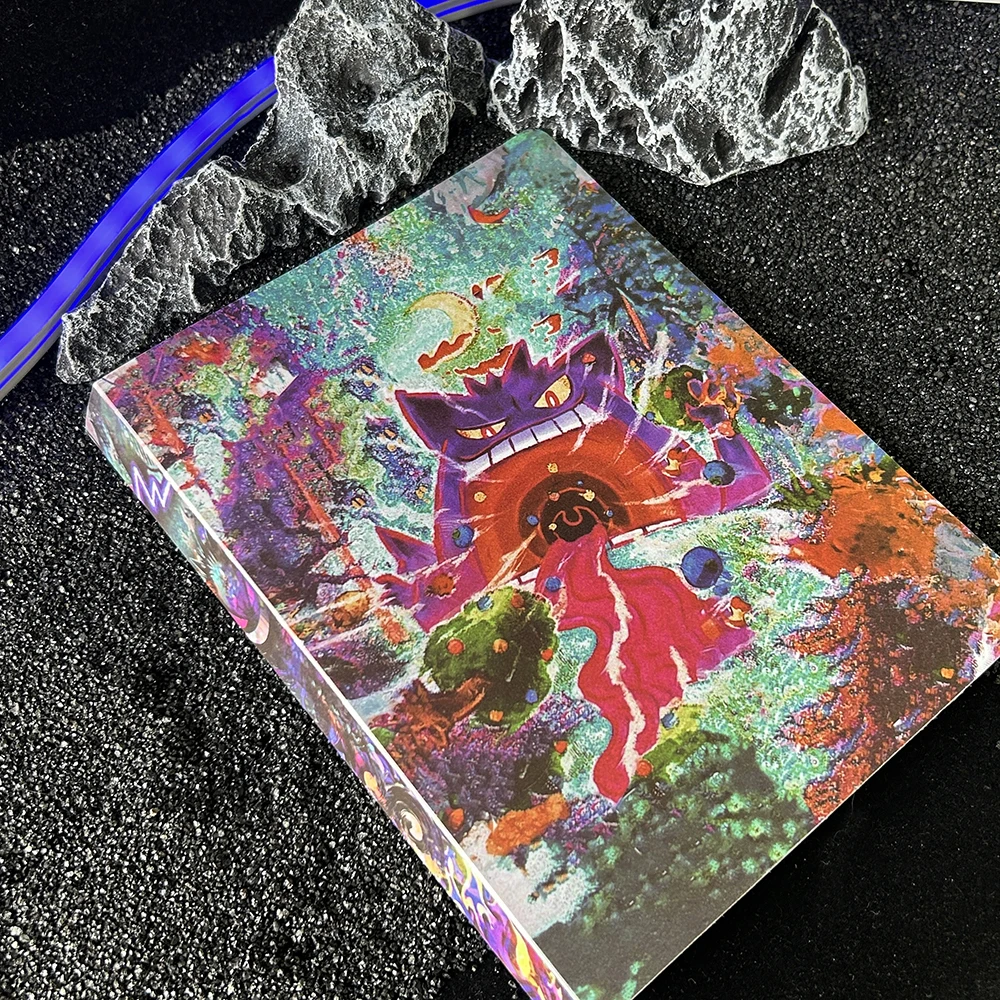 Album na karty PTCG Gengar na 240 kart, album na karty anime, matowa okładka, album do przechowywania kart…