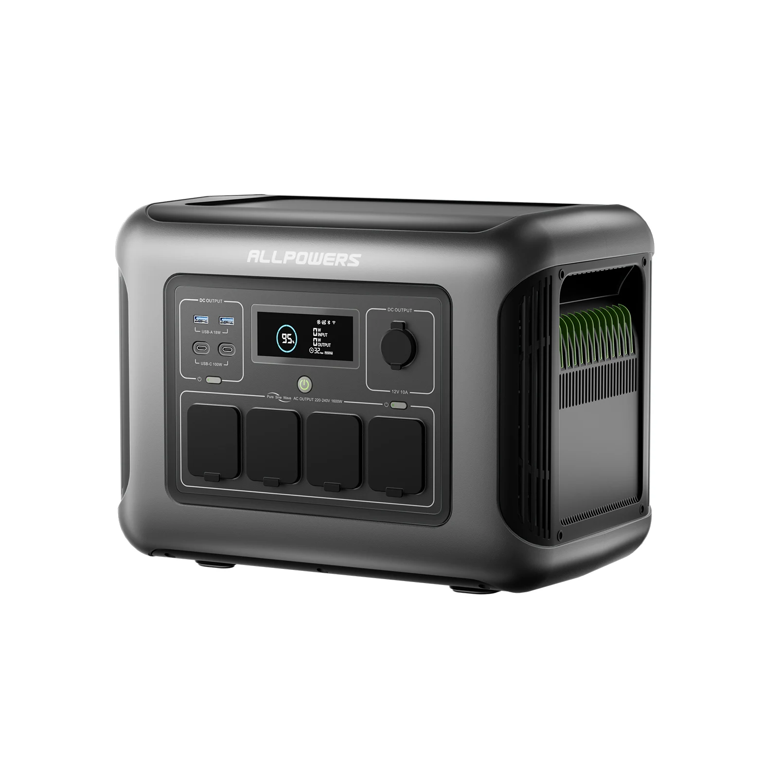 ALLPOWERS R1500 LITE Przenośna Stacja Zasilania 1056Wh Akumulator LiFePO4 1600W (3200W szczyt) Wyjście…