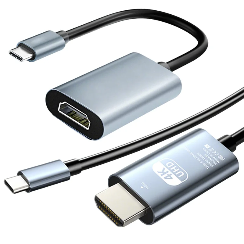 Aluminiowa obudowa USB C do 4K@30Hz Kabel adaptera wyświetlacza kompatybilny z HDMI Kompatybilny z laptopami… Aluminiowa obudowa USB C do 4K@30Hz Kabel adaptera wyświetlacza kompatybilny z HDMI Kompatybilny z laptopami…