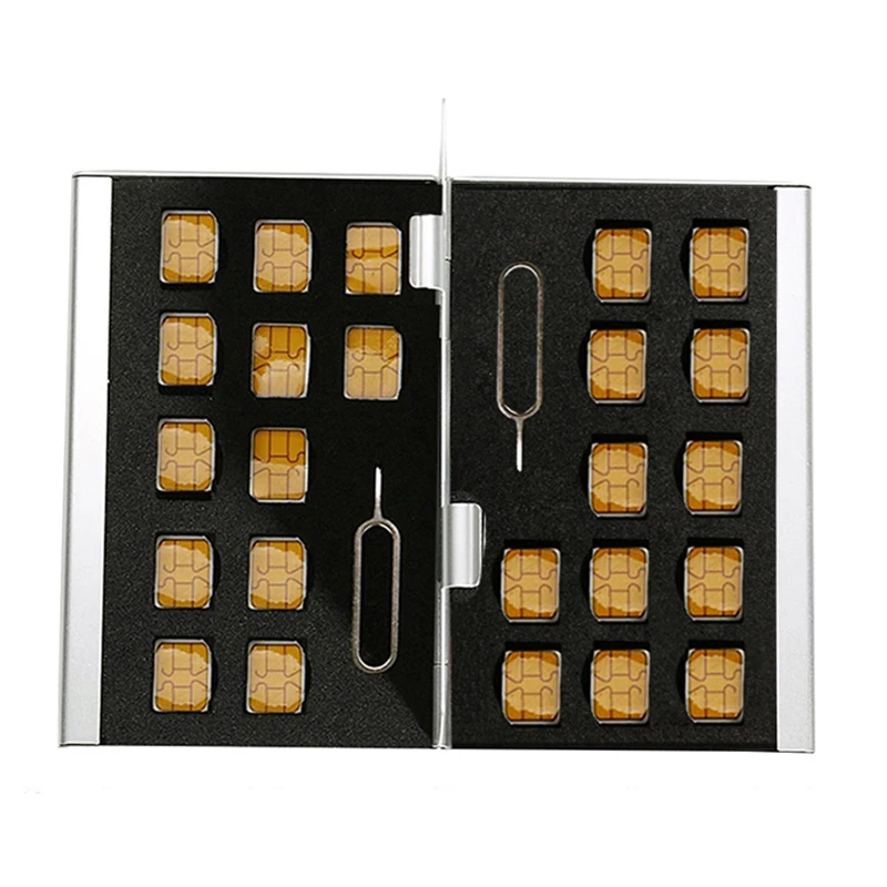 Aluminiowy schowek uchwyt na torebkę do karta Nano SIM i szpilki Aluminiowy schowek uchwyt na torebkę do karta Nano SIM i szpilki