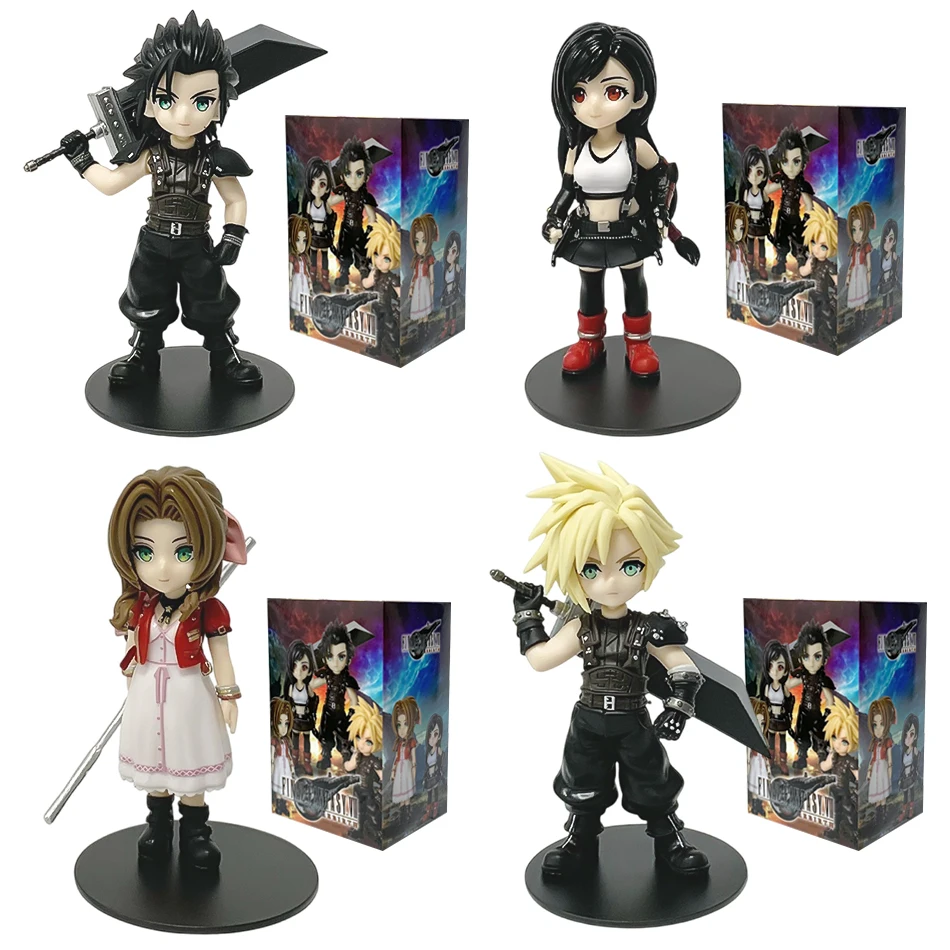 Anime 11-12cm Cloud Strife Tifa Lockhart Aerith Gainsborough Zack·Fair Figurka Model PVC Zabawka Kolekcja na… Anime 11-12cm Cloud Strife Tifa Lockhart Aerith Gainsborough Zack·Fair Figurka Model PVC Zabawka Kolekcja na…