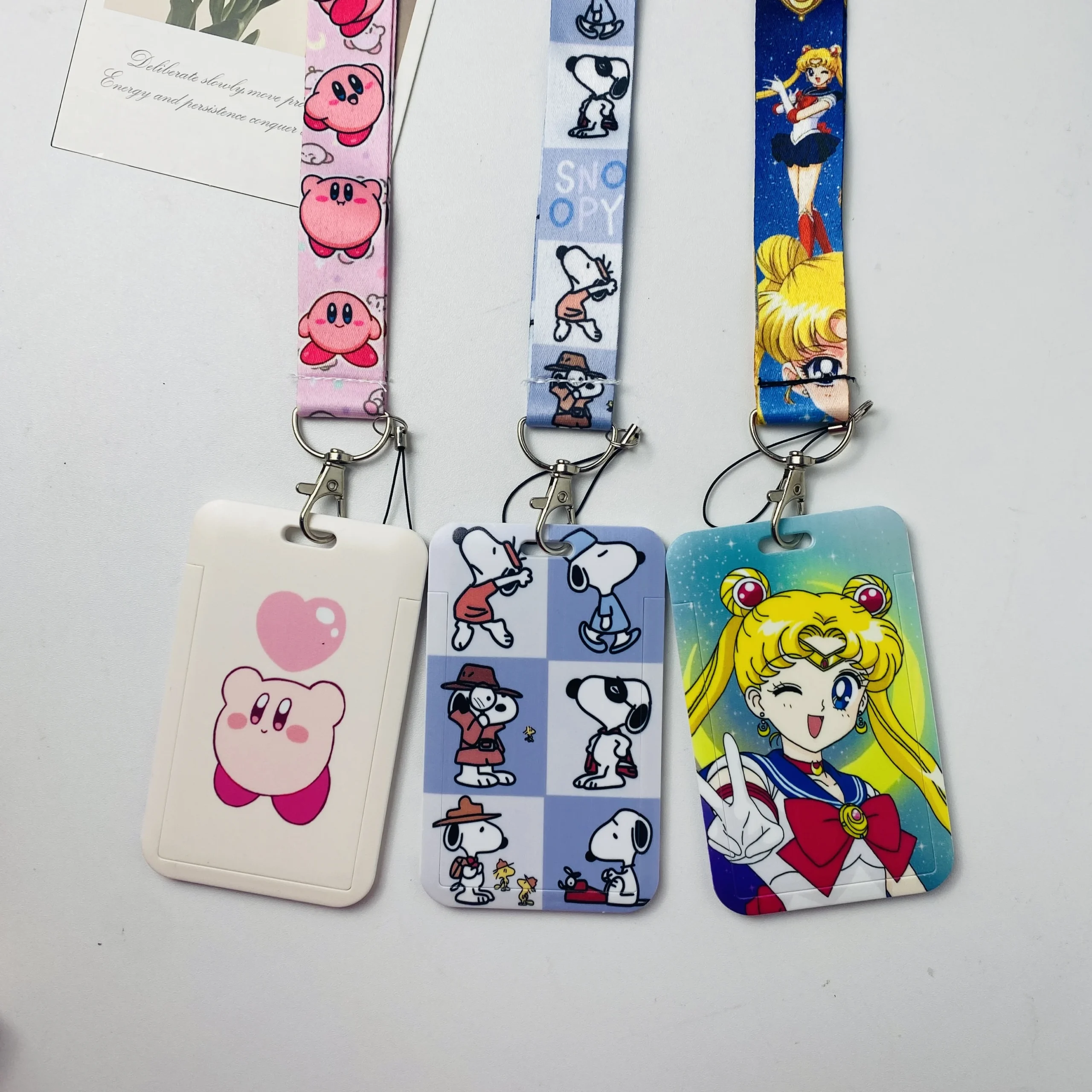 Anime Credential Holder Cartoon Smycze na klucze Pasek na szyję na karty Odznaka Brelok do kluczy na siłownię… Anime Credential Holder Cartoon Smycze na klucze Pasek na szyję na karty Odznaka Brelok do kluczy na siłownię…