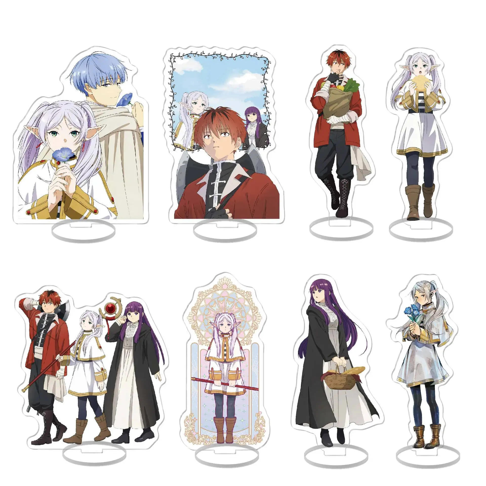 Anime Frieren Akrylowy Stojak Model Płytka Dekoracyjna Figurka na Biurko Prezent dla Przyjaciół Uczniów… Anime Frieren Akrylowy Stojak Model Płytka Dekoracyjna Figurka na Biurko Prezent dla Przyjaciół Uczniów…