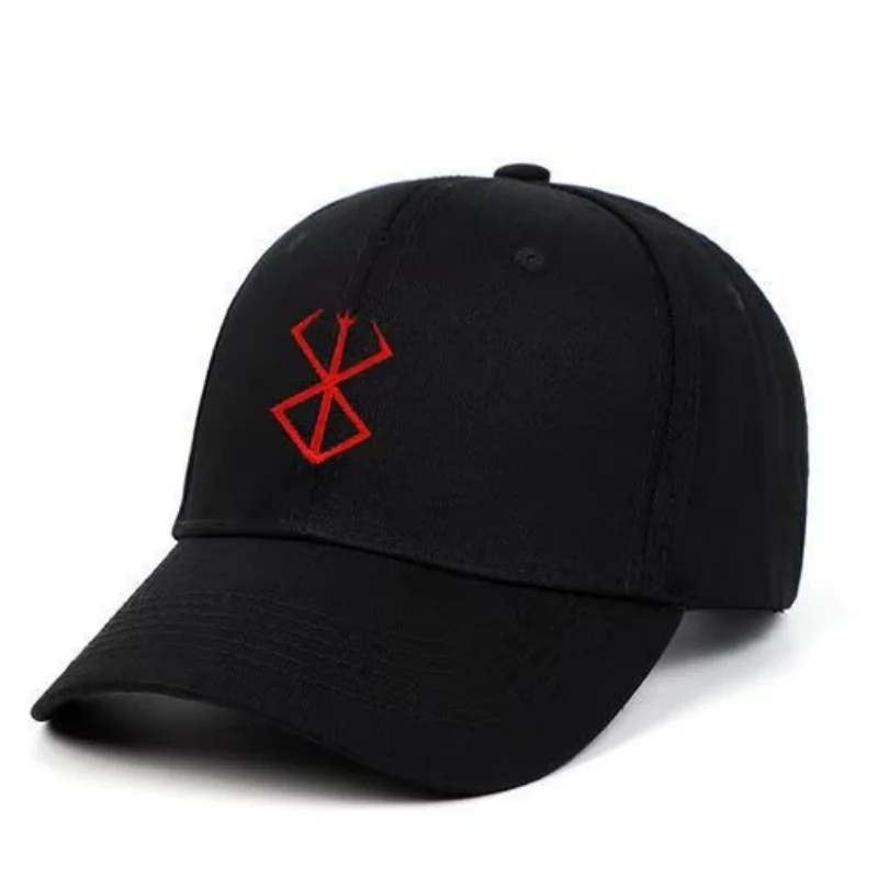 Anime Moda Berserk Demon Czapka z Daszkiem Bejsbolówka Jajo Króla Personalizowana Regulowana Unisex Manga Tata…