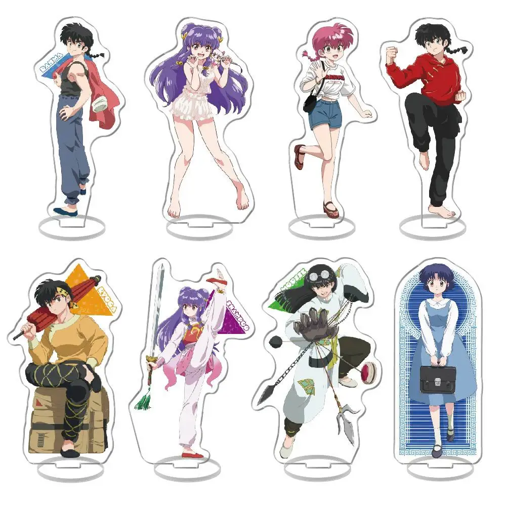 Anime Ranma 1/2 Nibun No Ichi Akrylowy Stojak Model Płytka Dekoracyjna Figurka na Biurko Prezent dla…