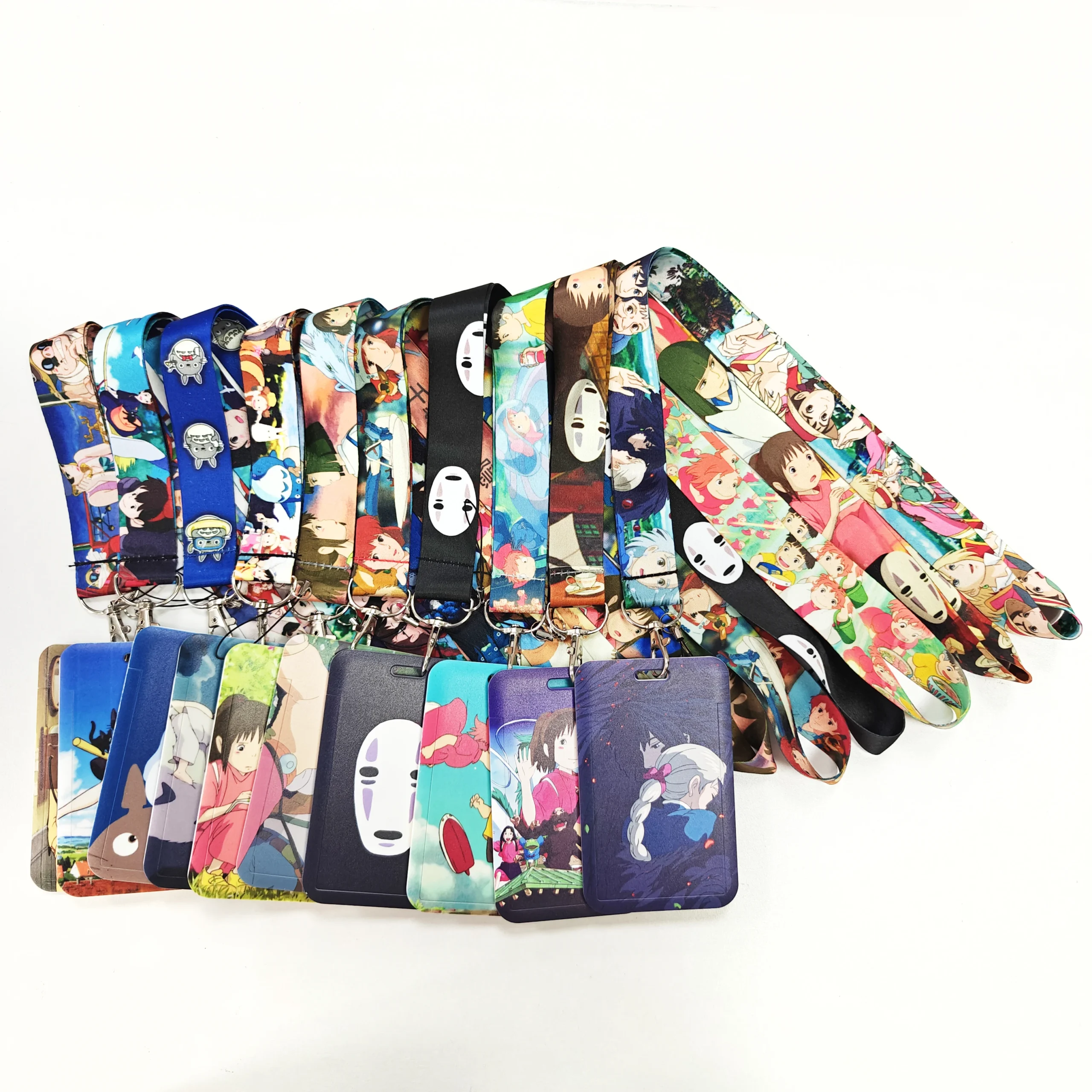 Anime Smycze Brelok Animowany telefon komórkowy Karta identyfikacyjna Pass Powiesić liny DIY Biżuteria…