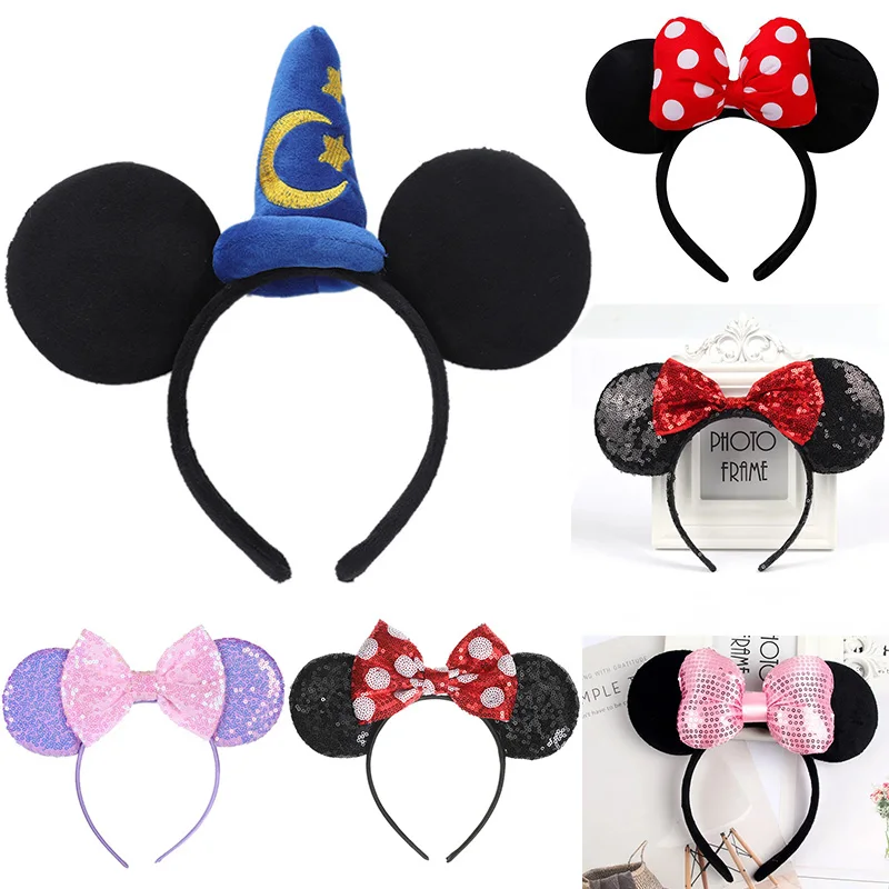 Anime Uszy myszy Headhand Cosplay Kawaii Cartoon Elastyczne akcesoria do włosów Party Cekinowe kokardki Opaska… Anime Uszy myszy Headhand Cosplay Kawaii Cartoon Elastyczne akcesoria do włosów Party Cekinowe kokardki Opaska…