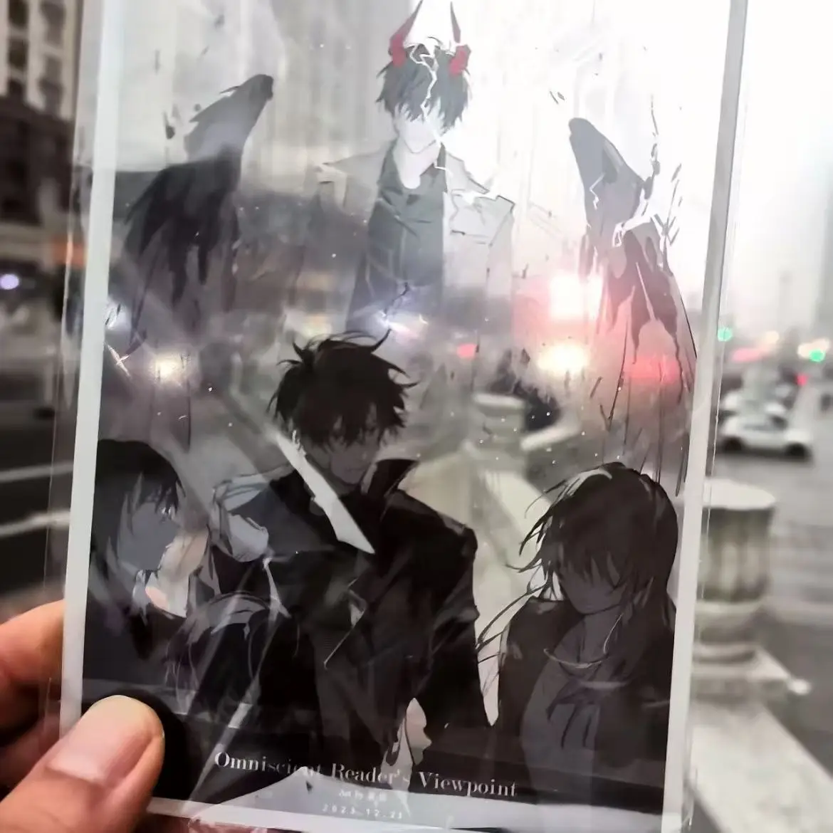 Anime z perspektywy wszechmocnego czytelnika, gadżety anime, przezroczysta karta Kim Dokja, rekreacja karty… Anime z perspektywy wszechmocnego czytelnika, gadżety anime, przezroczysta karta Kim Dokja, rekreacja karty…