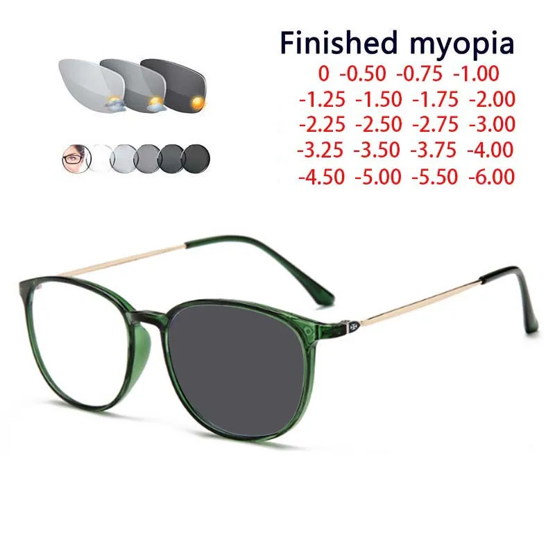 Anti-UV wykończone optyczne okulary krótkowzroczność obiektyw dla kobiet mężczyzn słońce fotochromizm okulary… Anti-UV wykończone optyczne okulary krótkowzroczność obiektyw dla kobiet mężczyzn słońce fotochromizm okulary…