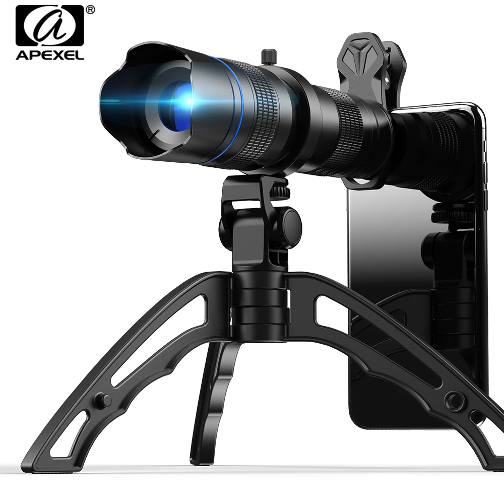APEXEL HD Metalowy Obiektyw Teleobiektyw z Zoomem 20-40x do Telefonu, Monokular, Bez Statywu, do Smartfonów…