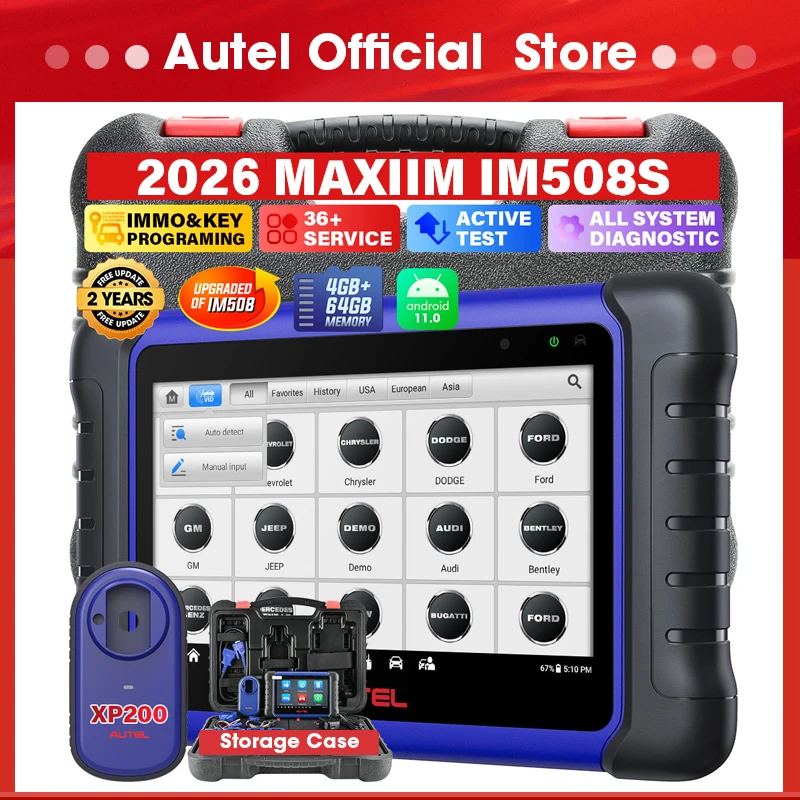 Autel MaxiIM IM508S XP400 PRO skaner samochodowy OBD2 programowanie kluczy IMMO narzędzia diagnostyczne do… Autel MaxiIM IM508S XP400 PRO skaner samochodowy OBD2 programowanie kluczy IMMO narzędzia diagnostyczne do…