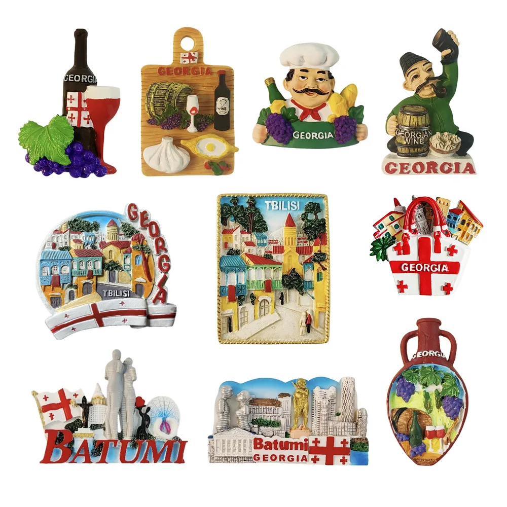 Azja Georgia zwyczaje i kultura 3D magnesy na lodówkę lodówka pamiątka turystyczna magnetyczna dekoracja… Azja Georgia zwyczaje i kultura 3D magnesy na lodówkę lodówka pamiątka turystyczna magnetyczna dekoracja…