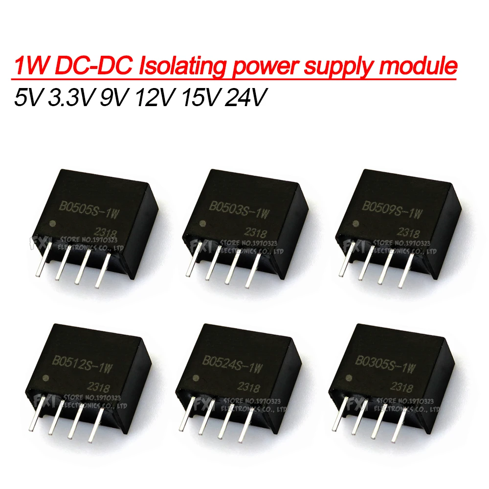 B0505S 1W B0505 Moduł zasilacza regulowanego DC-DC ibuw Izolujący zasilacz impulsowy DIP4 SIP4 B0503S B0512S… B0505S 1W B0505 Moduł zasilacza regulowanego DC-DC ibuw Izolujący zasilacz impulsowy DIP4 SIP4 B0503S B0512S…