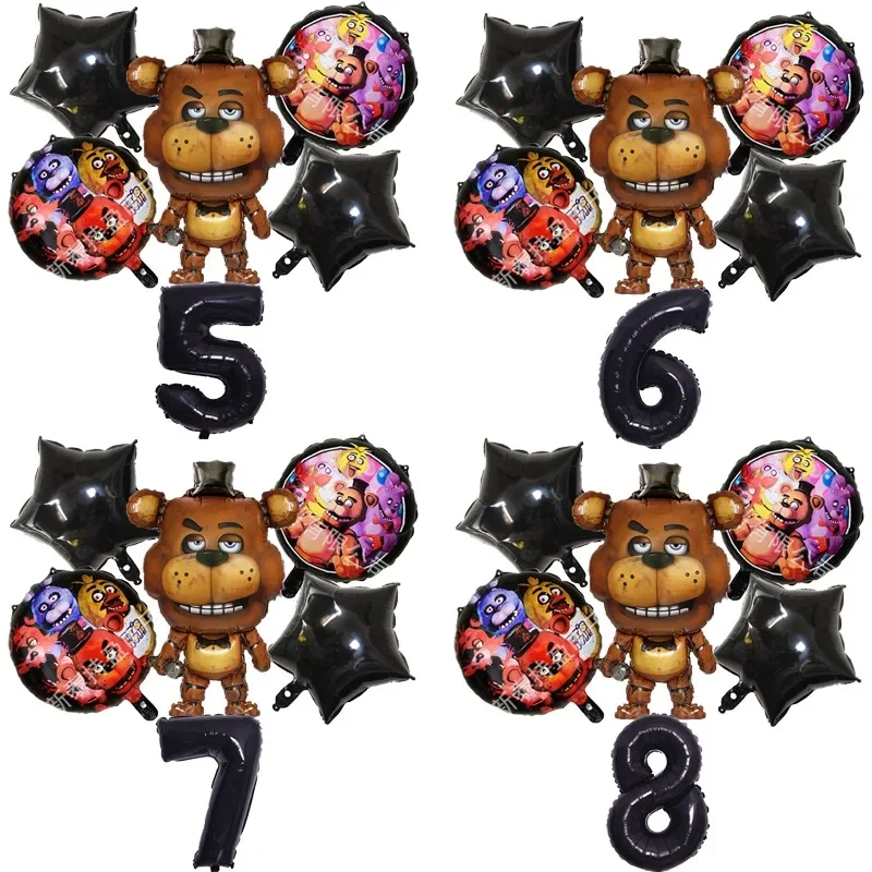Balony FNAF Balony z cyframi Pięć nocy u Freddys Urodziny Balon dekoracyjny Baby Shower Party Dekoracja… Balony FNAF Balony z cyframi Pięć nocy u Freddys Urodziny Balon dekoracyjny Baby Shower Party Dekoracja…