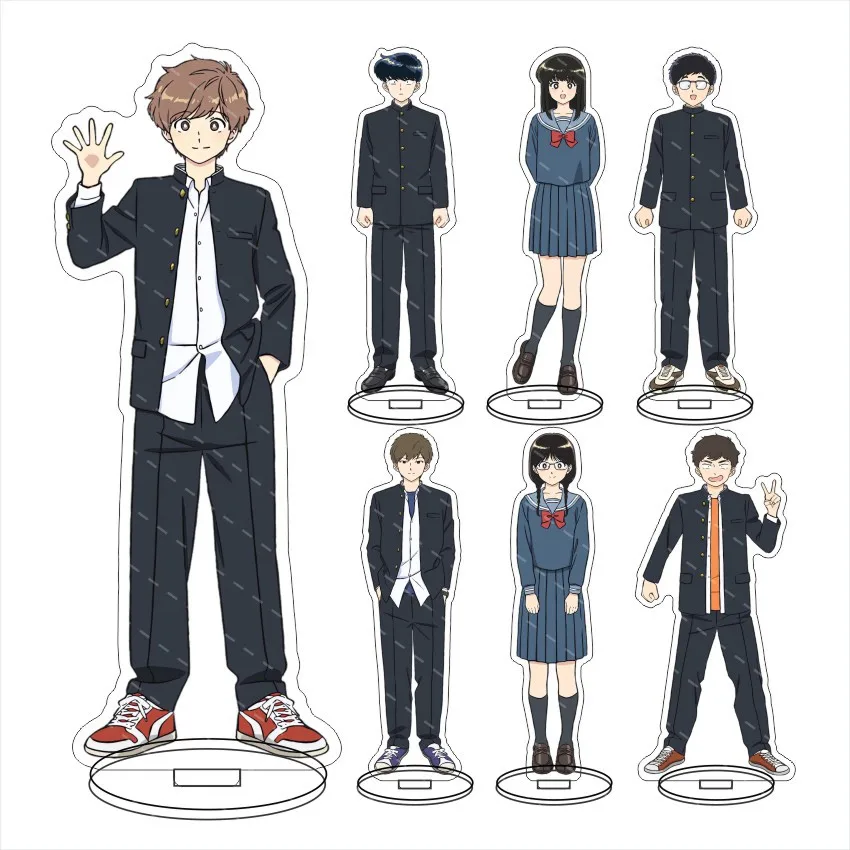 Bardzo dziękuję! Nakamura-kun Go for It Nakamura Anime Stand Model Plate Decoration Desk Figure Display Friend…