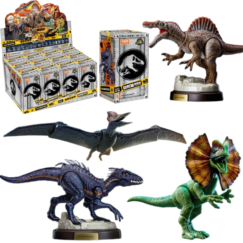 BLOKEES Oryginalny Jurassic World V02 V03 Mosasauridae Jurassic Park Dinozaury TERRAVENTURE Zmontowany Model…