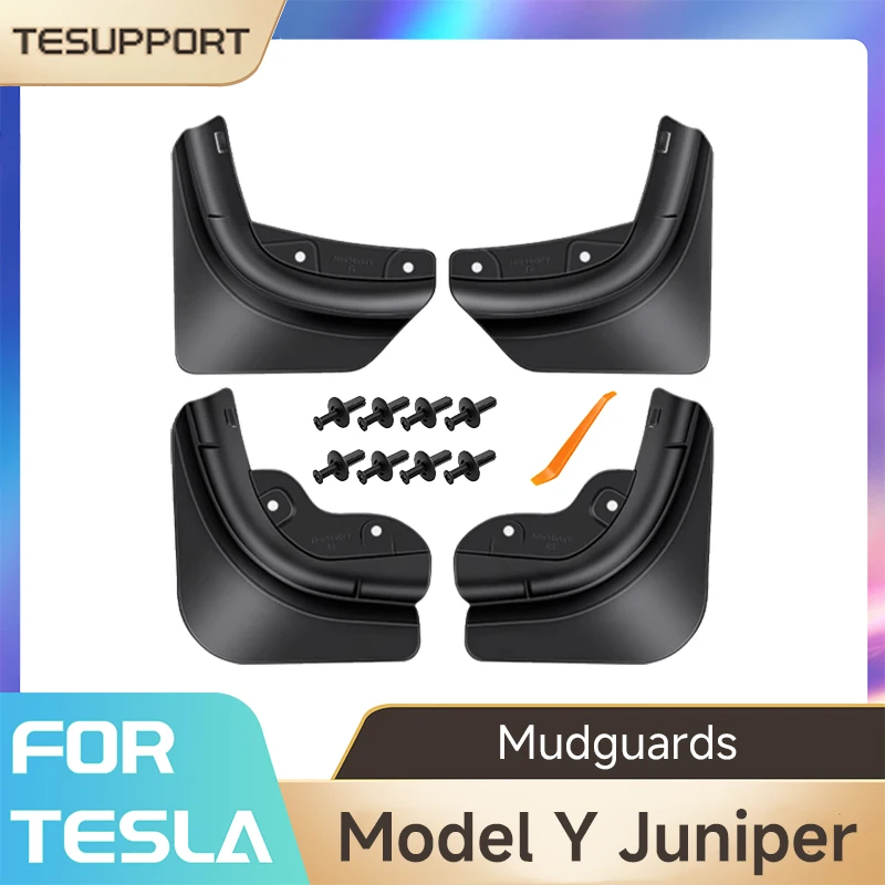 Błotniki, chlapacze, osłony błotników do Tesla Model Y Juniper 2026, akcesoria do Tesla Model Y 2025-2026, 4…