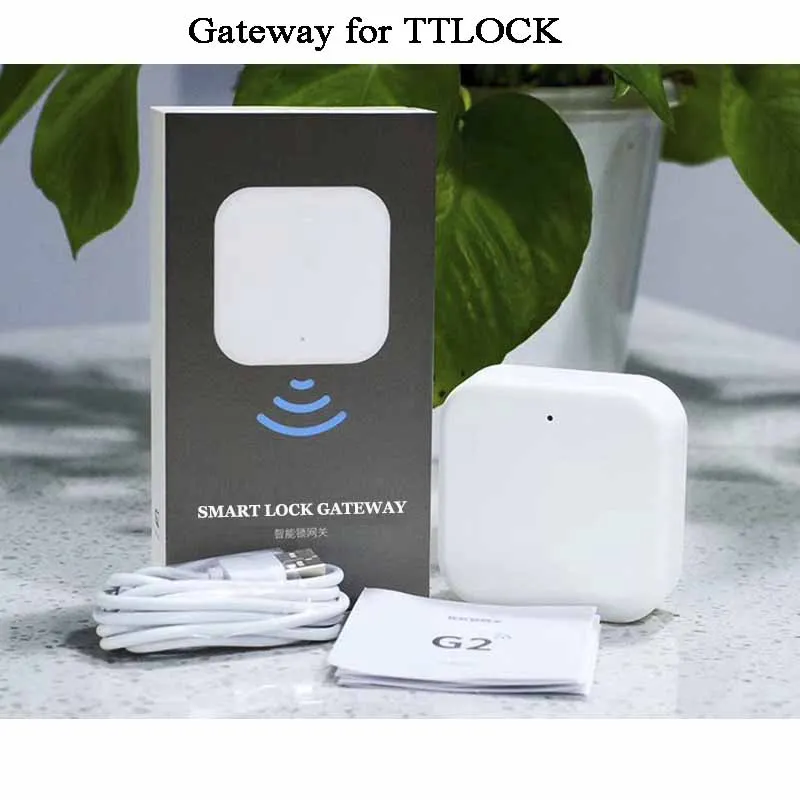 Bramka Wi-Fi TTLOCK G2 do inteligentnych zamków do drzwi, Bluetooth TTlock, zdalne sterowanie telefonem…