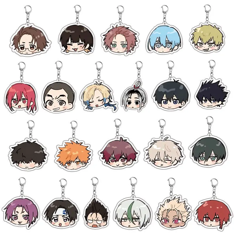 Breloczek akrylowy Blue Lock Isagi Yoichi Bachira Meguru Kunigami Rensuke zawieszka do plecaka akcesoria… Breloczek akrylowy Blue Lock Isagi Yoichi Bachira Meguru Kunigami Rensuke zawieszka do plecaka akcesoria…