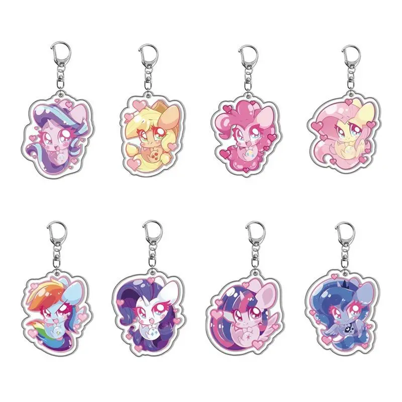 Breloczek Akrylowy My Little Pony Anime, Zawieszka do Torby, Kreatywne Akcesoria, Figurka Przyjaciółki… Breloczek Akrylowy My Little Pony Anime, Zawieszka do Torby, Kreatywne Akcesoria, Figurka Przyjaciółki…