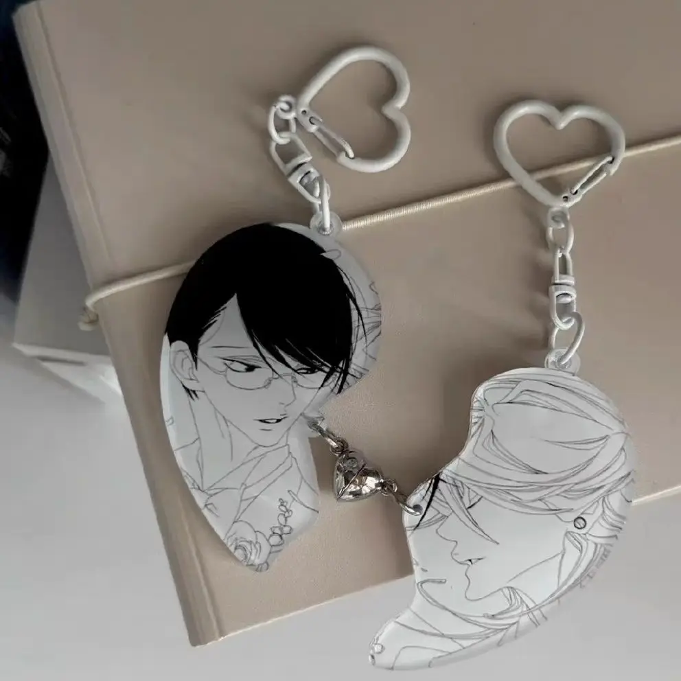 Breloczek Doukyuusei Heart Anime Kusakabei Hikaru Akrylowy Brelok Męski Sajou Rihito Zawieszka do Torby Damska… Breloczek Doukyuusei Heart Anime Kusakabei Hikaru Akrylowy Brelok Męski Sajou Rihito Zawieszka do Torby Damska…