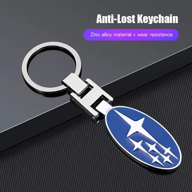 Brelok do kluczy ze stopu cynku z logo samochodu, akcesoria do Subaru STI WRX Forester Impreza Legacy Outback… Brelok do kluczy ze stopu cynku z logo samochodu, akcesoria do Subaru STI WRX Forester Impreza Legacy Outback…