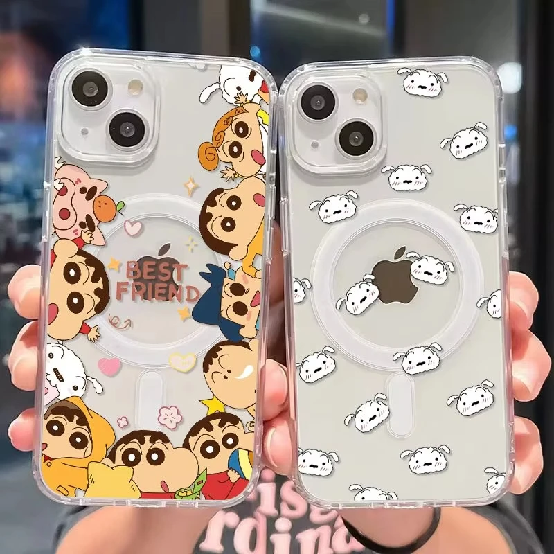 C-Crayon S-ShinChan Bezprzewodowe etui ładujące do iPhone 17 Air 16 E 15 14 13 12 Mini 11 Pro Max Transparent… C-Crayon S-ShinChan Bezprzewodowe etui ładujące do iPhone 17 Air 16 E 15 14 13 12 Mini 11 Pro Max Transparent…